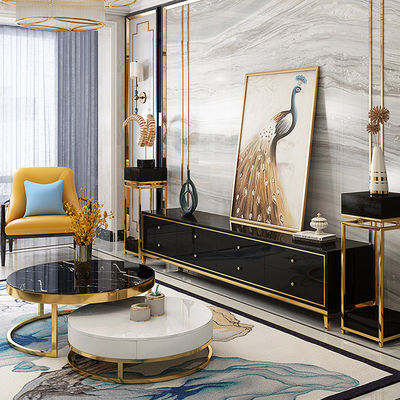 comprare Tea Accompanying White Marble Circle Tavolo da caffè con deposito OEM ODM online manufacture