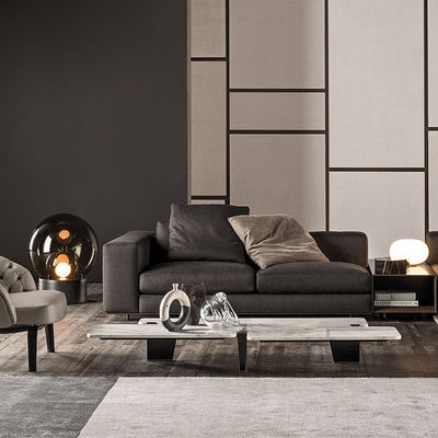 comprare Tavolo da tè in acciaio inossidabile vetrato in titanio marmo oro argento online manufacture