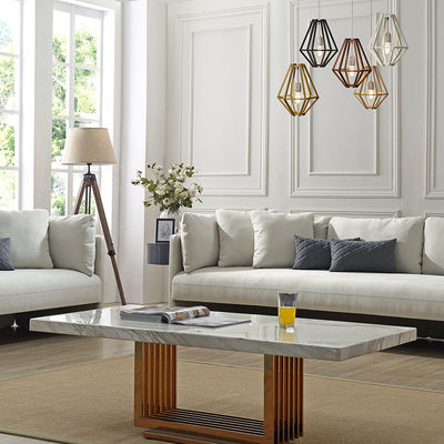 comprare Grande tavolo da caffè in marmo quadrato lunghezza 1,3m per KTV / appartamento online manufacture