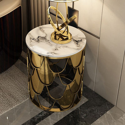 comprare Appartamento Tavola laterale in vetro circolare online manufacture