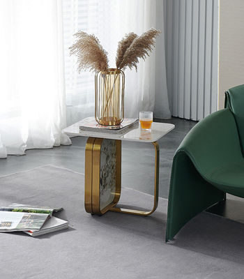 comprare Tavola di caffè in acciaio inossidabile Marmo Tavole occasionali Combinazione online manufacture