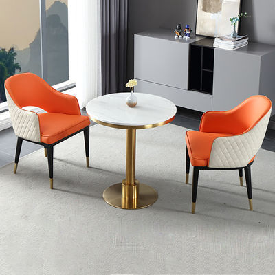 comprare Tavolo di negoziazione in marmo con costruzione in acciaio inossidabile per alberghi online manufacture