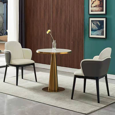 comprare Moderno tavolo di negoziato rotondo in marmo per alberghi e caffè online manufacture