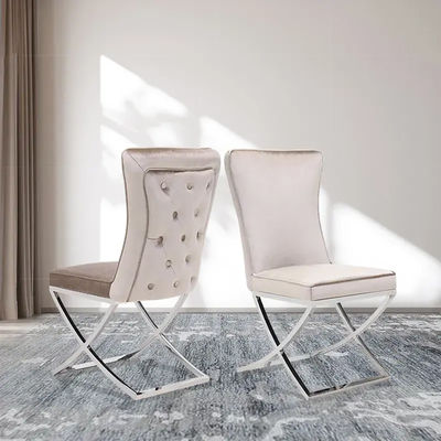 comprare Moderno design di velluto imbottito sedie mobili da pranzo online manufacture