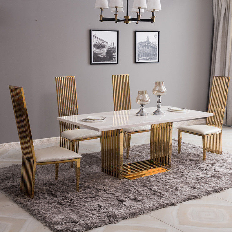 Tavolo da pranzo marmoreo quadrato Dimensione appartamento Tavolo da cucina Lunghezza 1,8m/2m