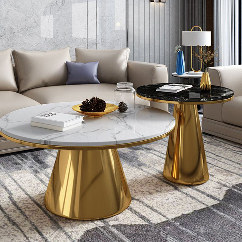 SEDIA Made Marble Combination Tavolo da caffè Cerchio Nessun magazzino Per soggiorni