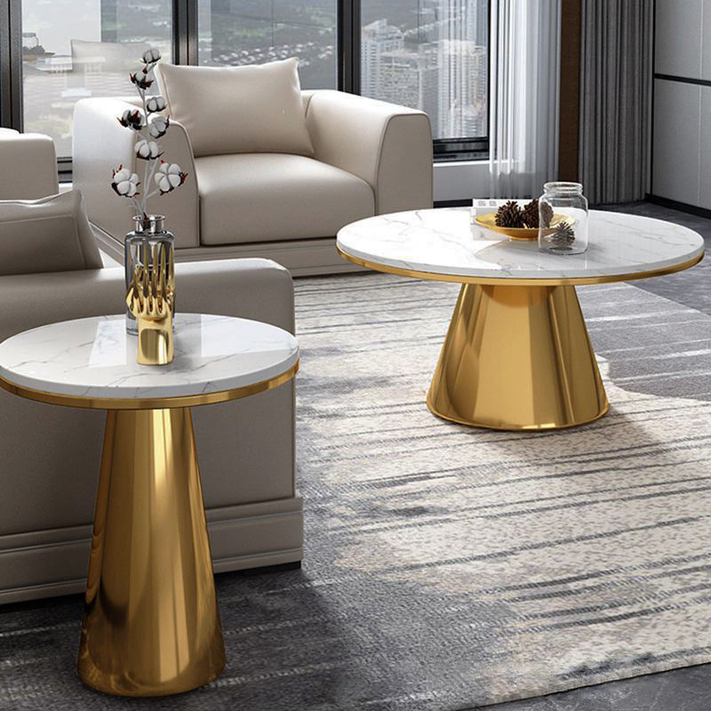 SEDIA Made Marble Combination Tavolo da caffè Cerchio Nessun magazzino Per soggiorni